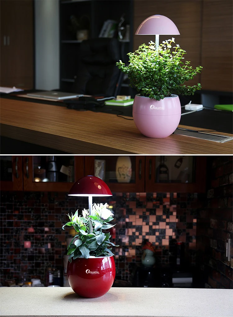 office mini green plant air purifier