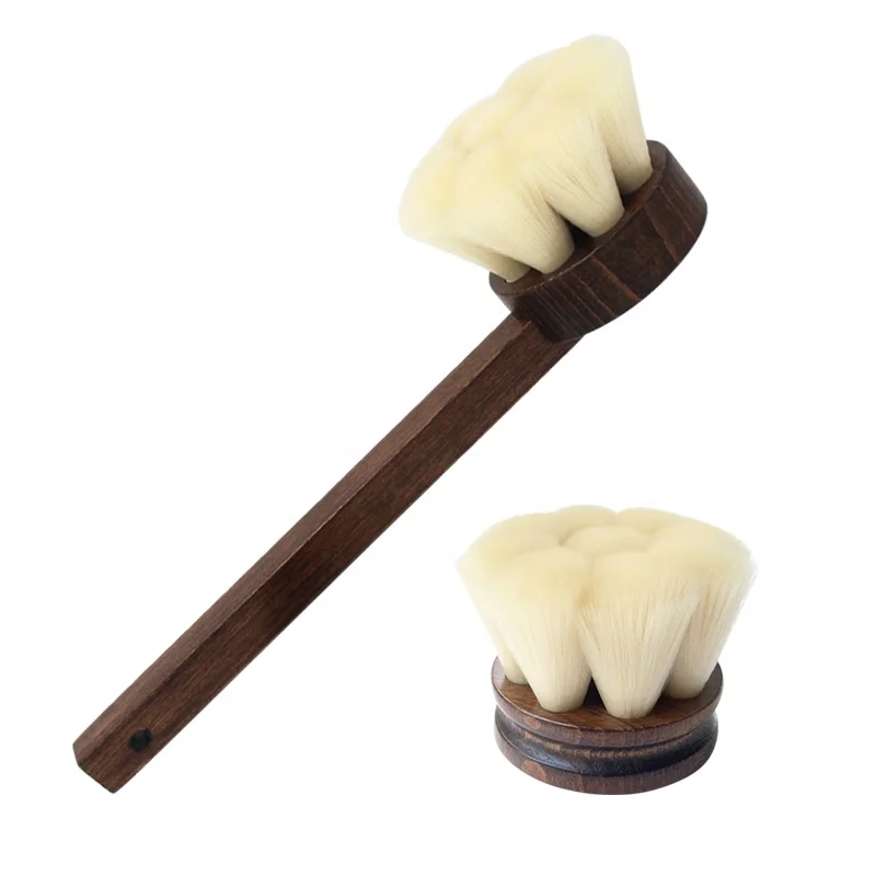 

Factory Wholesale Upscale Classical Style Wooden Bath Body Brush, Brown
