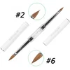 Double Head Nail Pens Kolinsky Nail Art Painting Brush for Professional Nail User