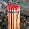 Household cleaning tool Chinese varnished wood broom stick mop handle