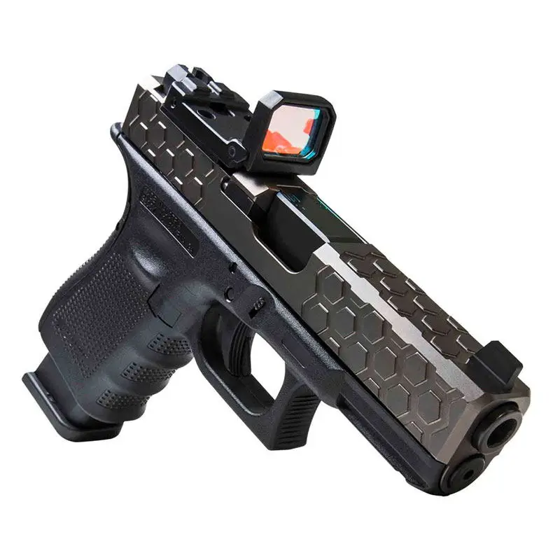 

Hunting Shooting 20mm Rail Mini Collimator Pistol Scope Glock 19 Accessories Tactical RMR Red Dot Folding Sight Reflex, Black/tan/orange/red