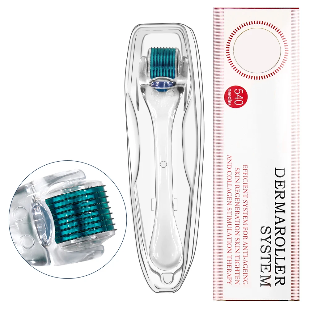 

540 Derma Roller Microniddle Roller For Face Needles Titanium Dermoroller Mesoroller