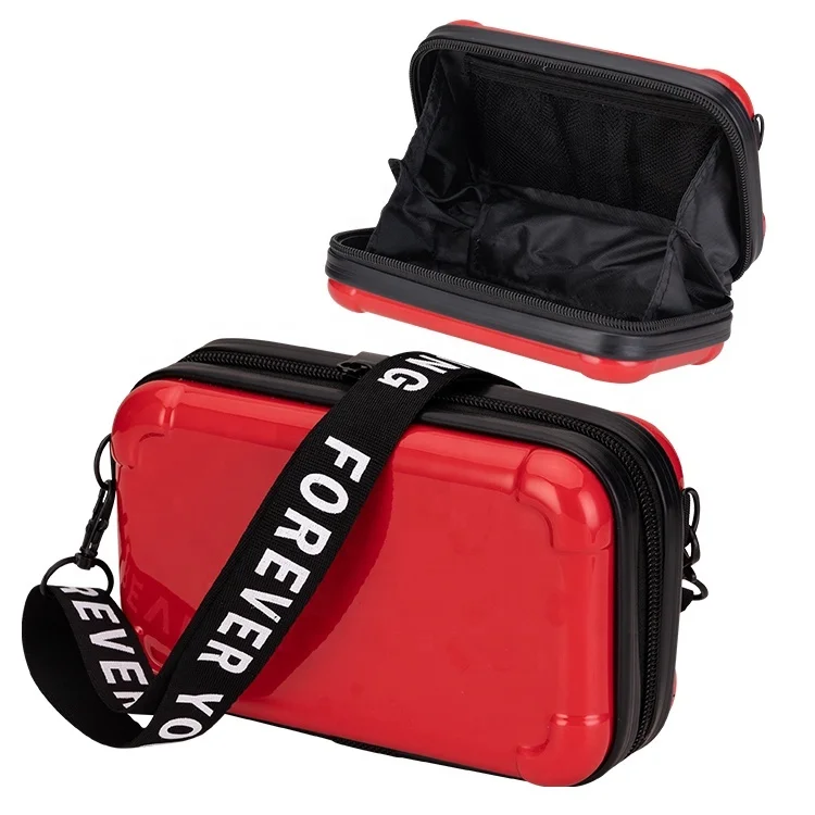 

wholesale hot sell fashion cometic custom makeup bag abs+pc pouch bag