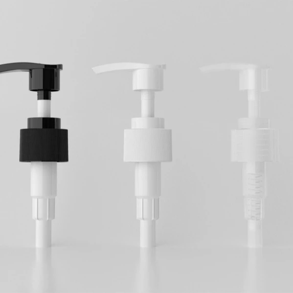 

customized logo white black clear colors professional plastic shampoo lotion pump bottle caps 24/410 valve pump