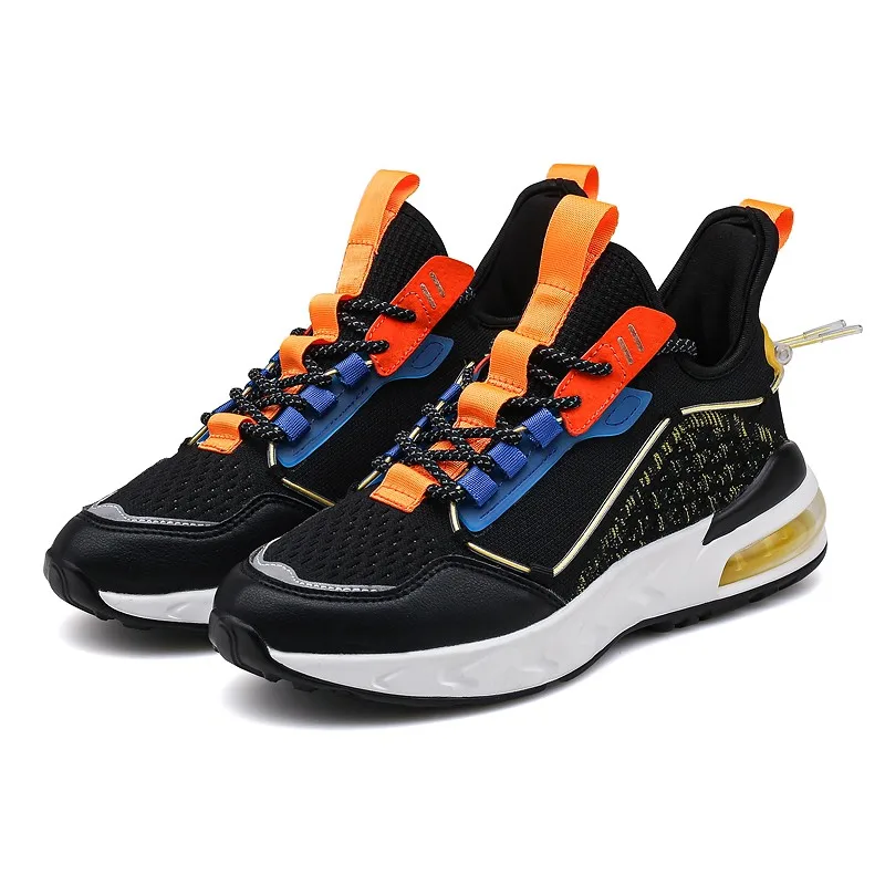 

Fashion Men Casual Sneaker Comfortable Fly Knitted Upper Running Walking Shoes