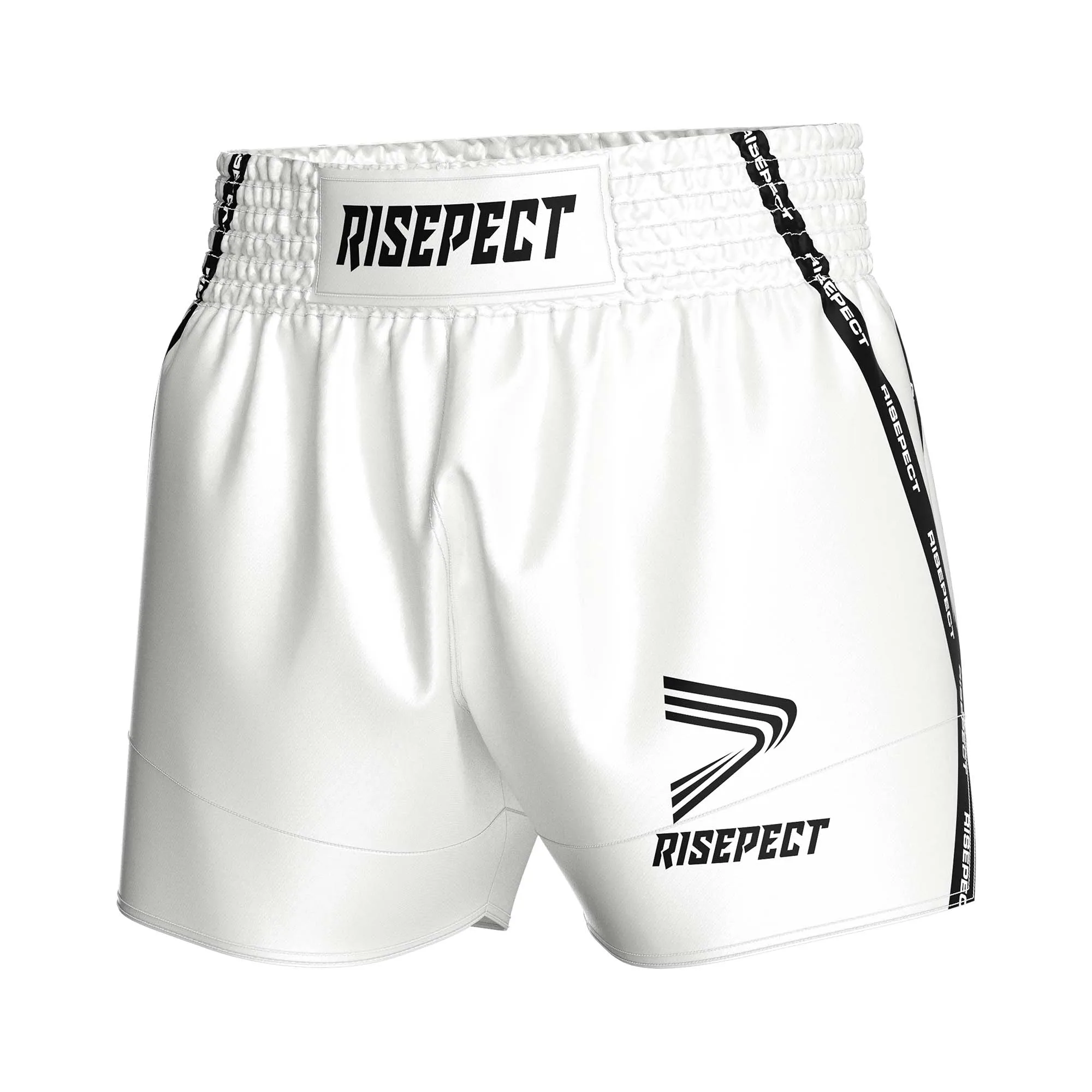 Brand Ready Men's Thai Boxing Shorts Wide Elastic Waist Anti-Chafe 100% Polyester for Fight Training Sessions