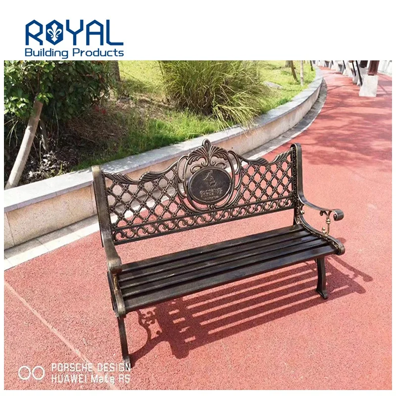 
lounge cast bronze antique slatted designer aluminum park furniture metal work seating aluminium patio outdoor garden bench 