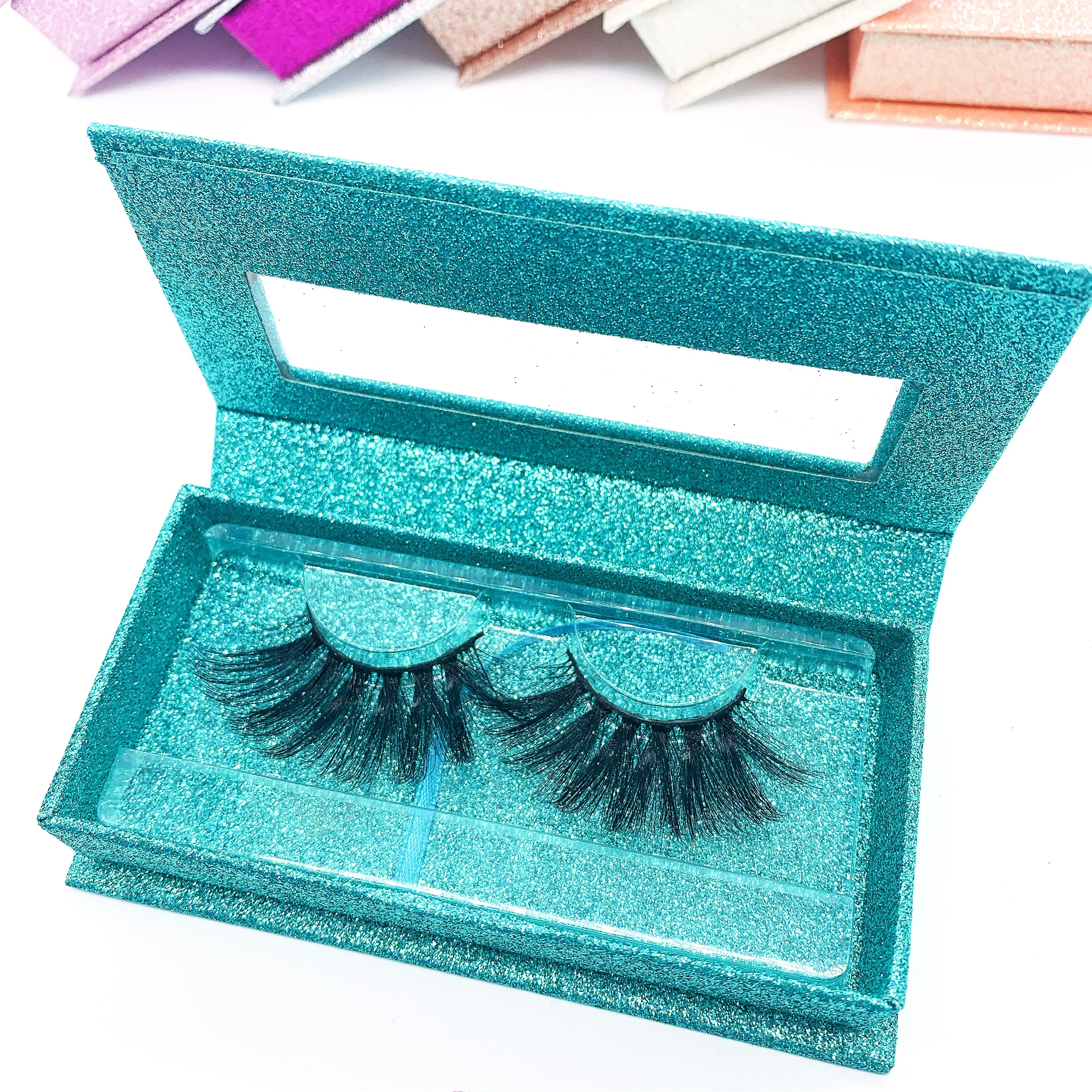 

2021 new arrivals lashes 3d wholesale vendor 25 mm eyelash, Black color