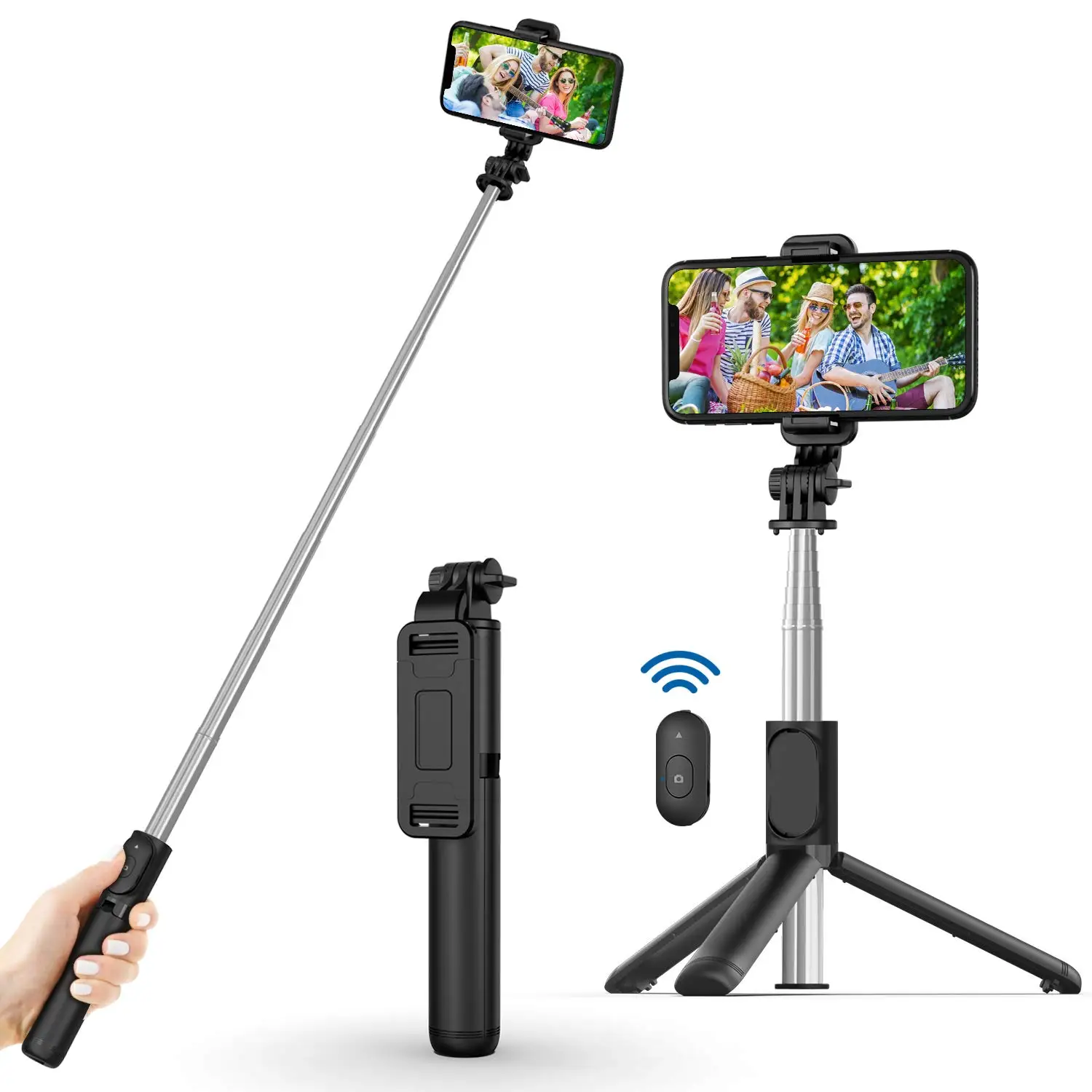 

Mini Handheld Telescopic phone tripod flexible selfie stick tripod selfie stick for iphone