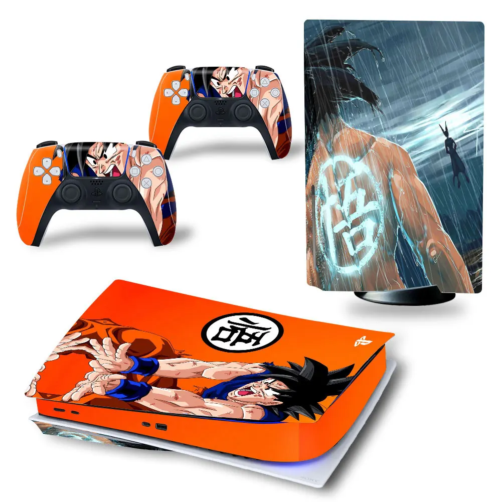 

Yiscaxia Vinyl Sticker Pattern Decals Skin for PS5 Playstation 5 Console and 2 Controllers Skins Colorful Vinyl Customized