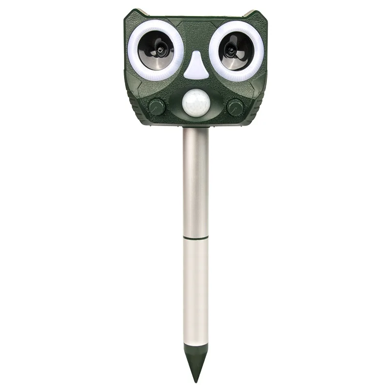 

2021 Solar Ultrasonic Animal Repeller PIR Sensor Outdoor Waterproof Garden Pest Mouse Bird Cat Dog Bat ultrasonic pest repeller