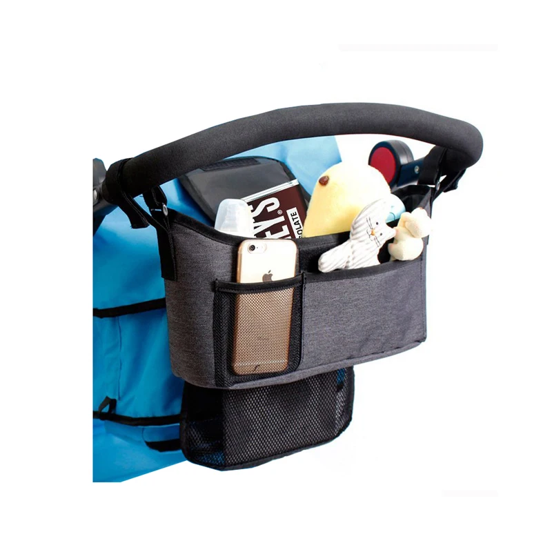 

New Designer In Stock Extra Large Storage Baby Buggy Organizer Stroller For Mummy, Gray color