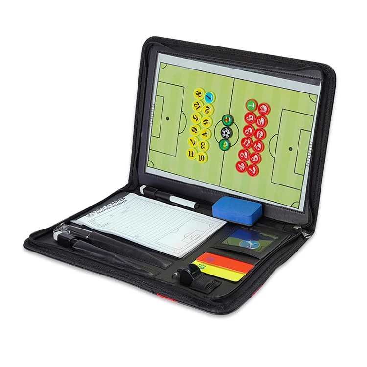 

Wholesale fashionable portable multifunctional table sand table coach command football magnets coaches tactical board