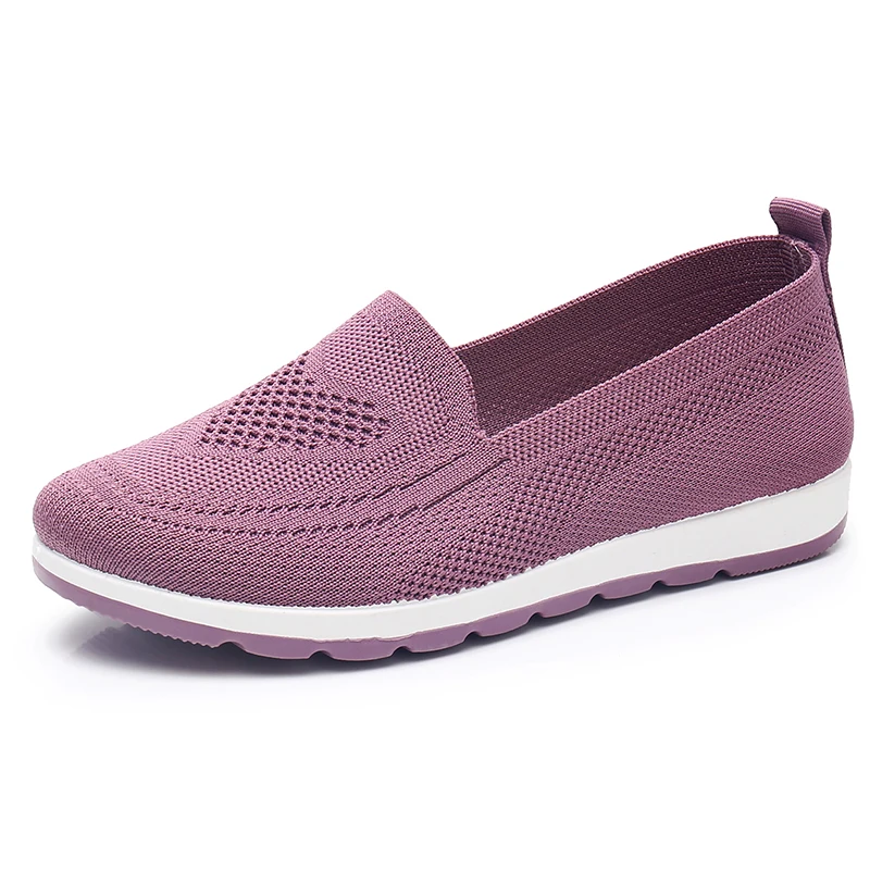 

Breathable, wear-resistant, sweat-absorbing flat shoes for women leisure walking shoes, skid and odor proof shoes for women