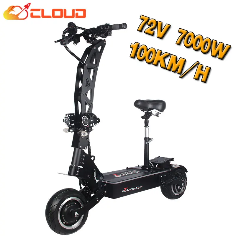 

CLOUD fast electric scooter foldable 100km/h 7000w dual motor electric scooter with seat electric scooters powerful adult