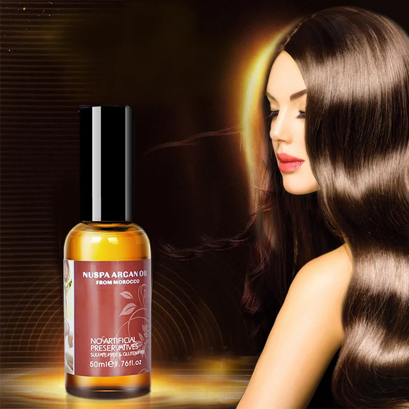 

NUSPA Best Sellers 2021 Private label Hair Treatment Care Products 100% Natural Pure Organic Morocco Argan Oil For