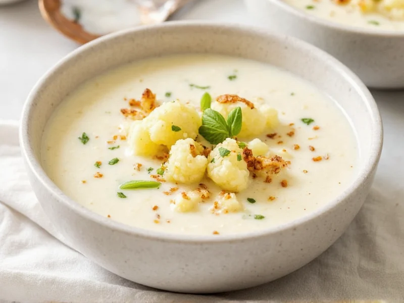 Perfect Cream of Cauliflower Soup Recipe in 30 Minutes