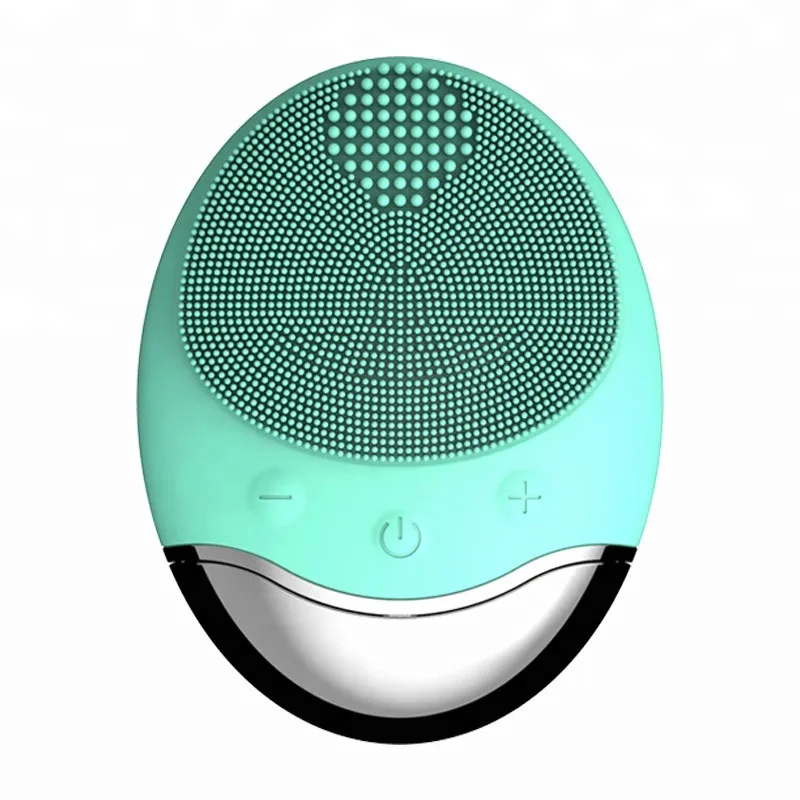 

Silicone Waterproof Protable Facial Blackhead Electric Face Cleaner Brush, As pic