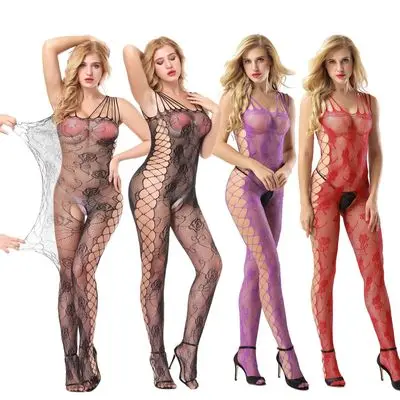 

sxx505 New coming jacquard women sexy body stocking girls nylon fishnet underwear, Picture