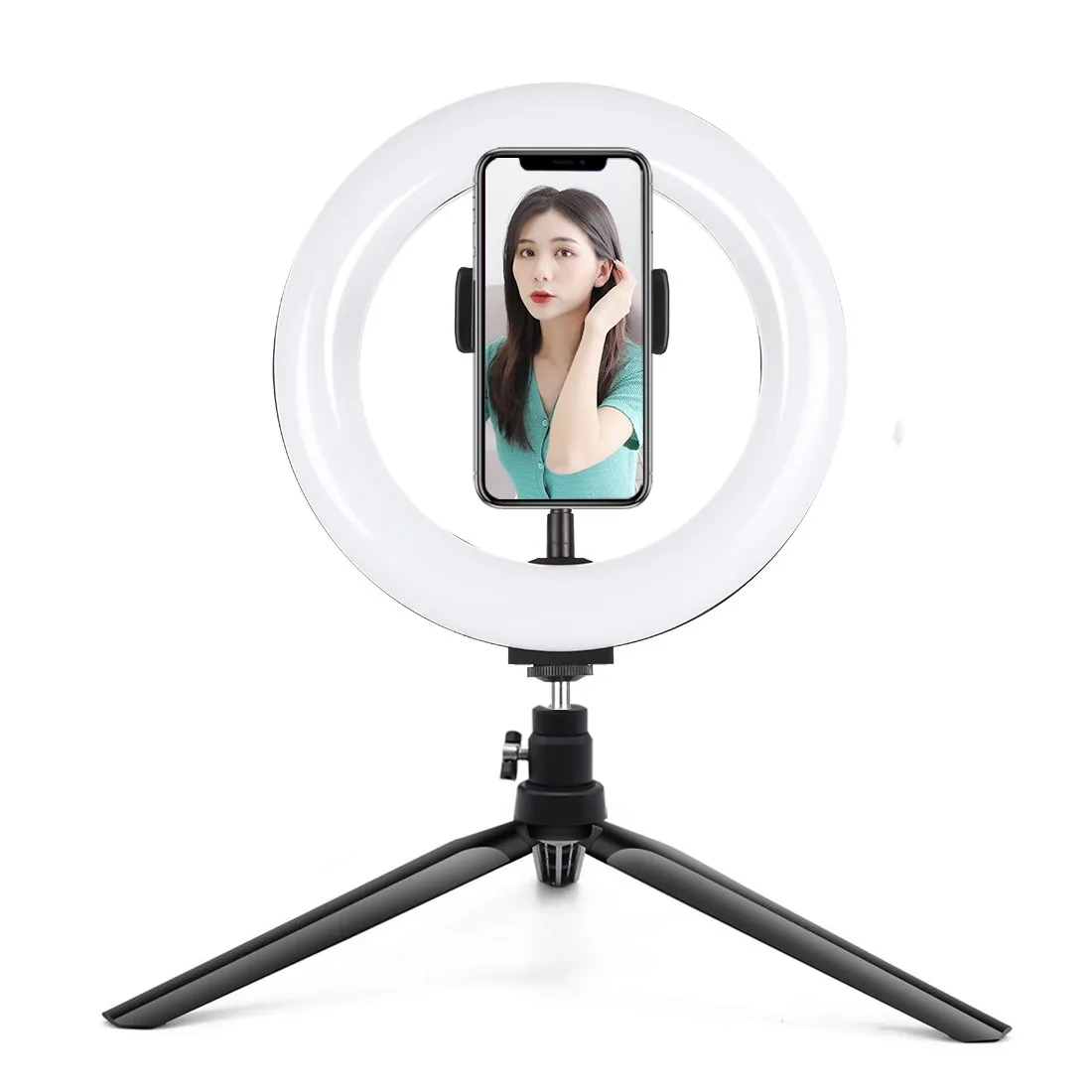 

Live 7.9 inch LED Curved Light Ring Smart phone Vlogging Video camera Selfie Photography Lights Free sample Price Cheap