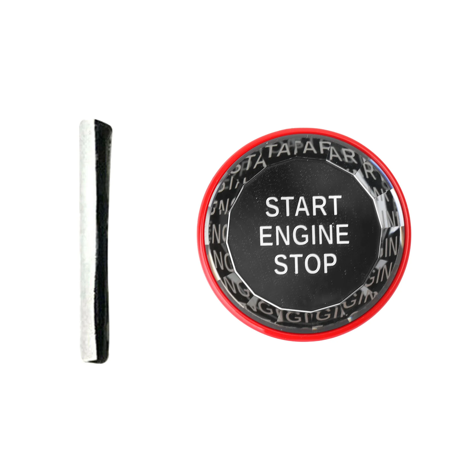 

Areyourshop Red Start Stop Engine Button Crystal For BMW E Chassis E90 E92 E93 E64 E46 E60, As the picture shows