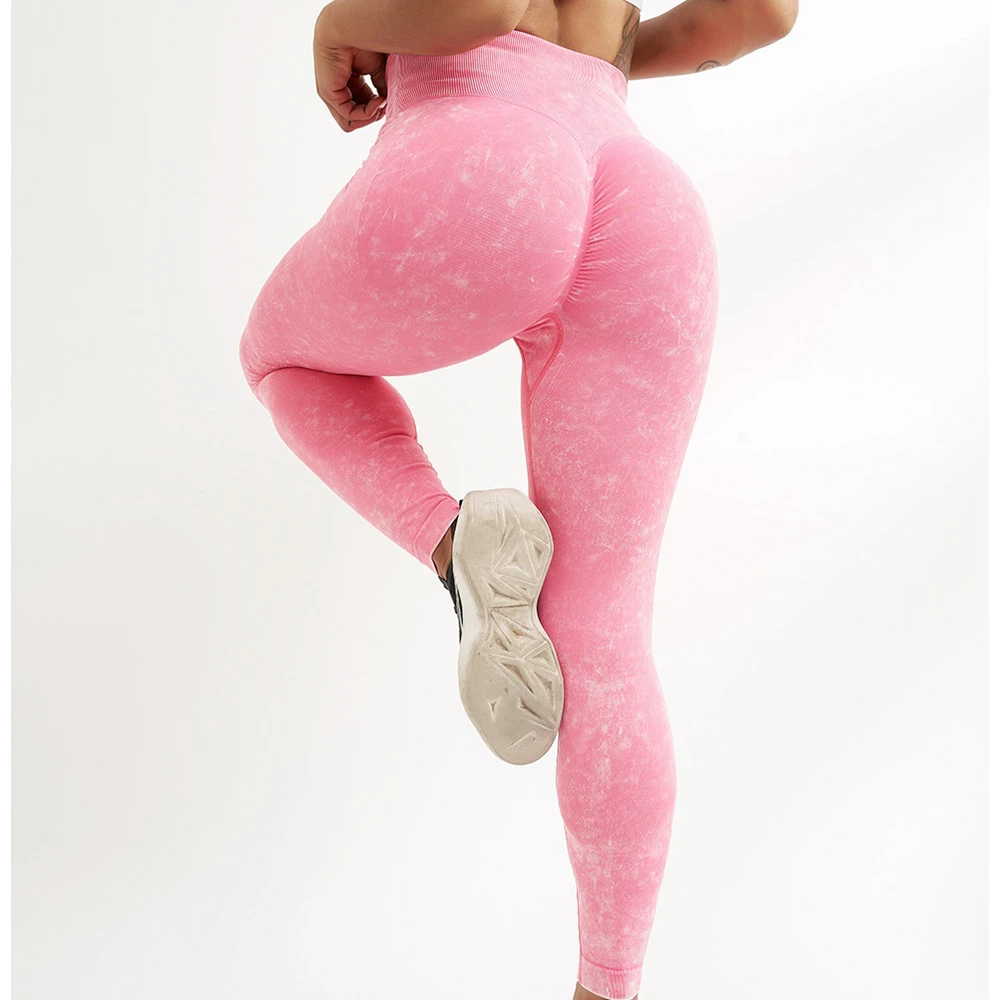 

New high rise gym clothing fitness leggings bottoms vintage style women scrunch butt uplifted workout yoga pants, As you see or oem