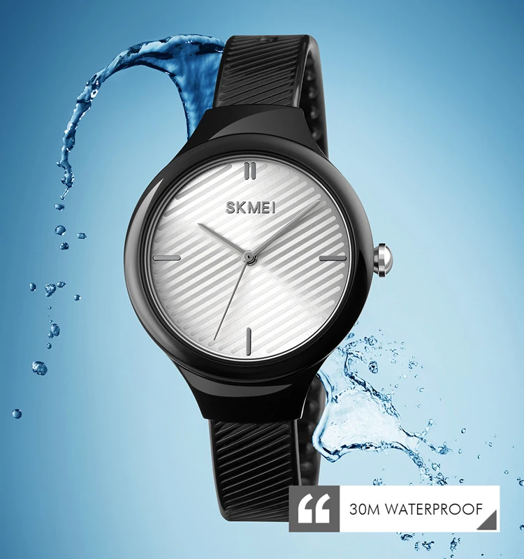 Skmei 1714 Fashion Transparent Color Women Wrist Watch description image 2