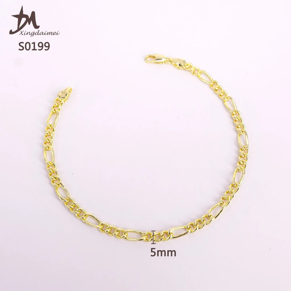 

S0199 Fashion 18K Gold Plated women's anklet, Gold color