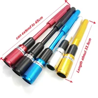 

5Colors optional Durable Nine-ball Club Aluminum Alloy Telescopic Pool Cue Extension 33.5cm can extend to 45cm Snooker extenders