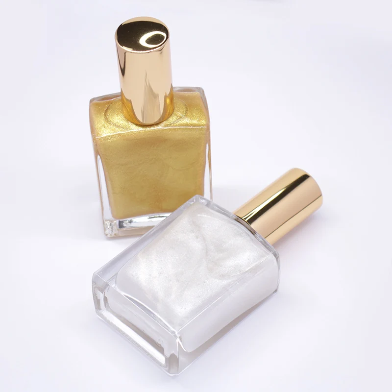 

5 Colors Factory Price Custom Logo With Low MOQ Bottle Liquid soft body Bronzer Highlighter