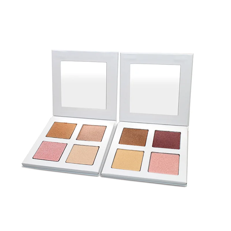 

soft highlighter contour palette private label highlighter no logo in plastic, 4 colors