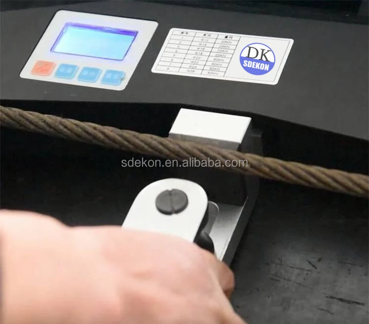 Sdekon Asz100 100kn High Accuracy Digital Display Elevator Wire Rope