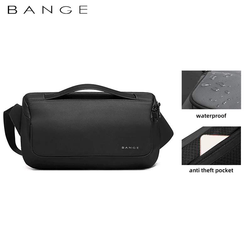 

factory new trendy cheap oem waterproof custom men anti theft crossbody shoulder bag men sling bag, Black;grey;blue