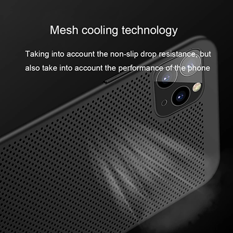 OTAO Heat Dissipation Telefon Phone Case For iPhone 11 Pro Max X XS XR 7 8 6s Plus Ultra Thin PC Matte Mobile Phone Shell Cover