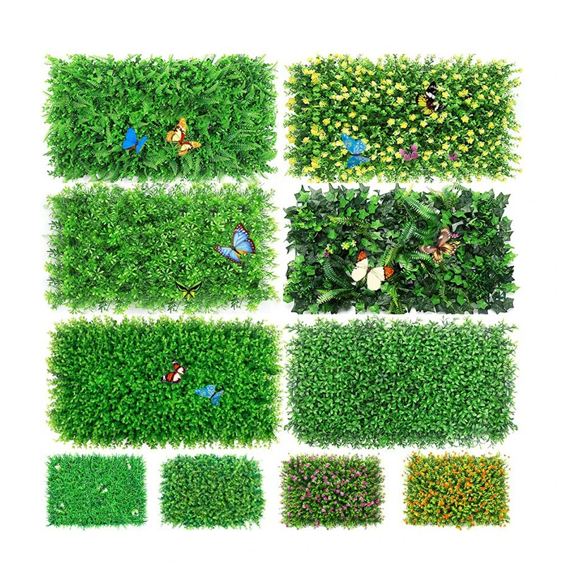 

Garden Home Landscape Decor Plastic Artificial Plants Outdoor Green Grass Wall