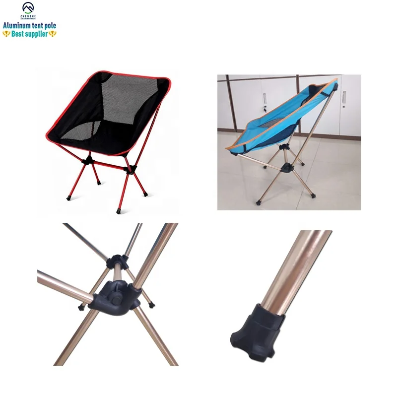 
wholesale camping chair frame cheap lightweight strong 7001 aluminum 