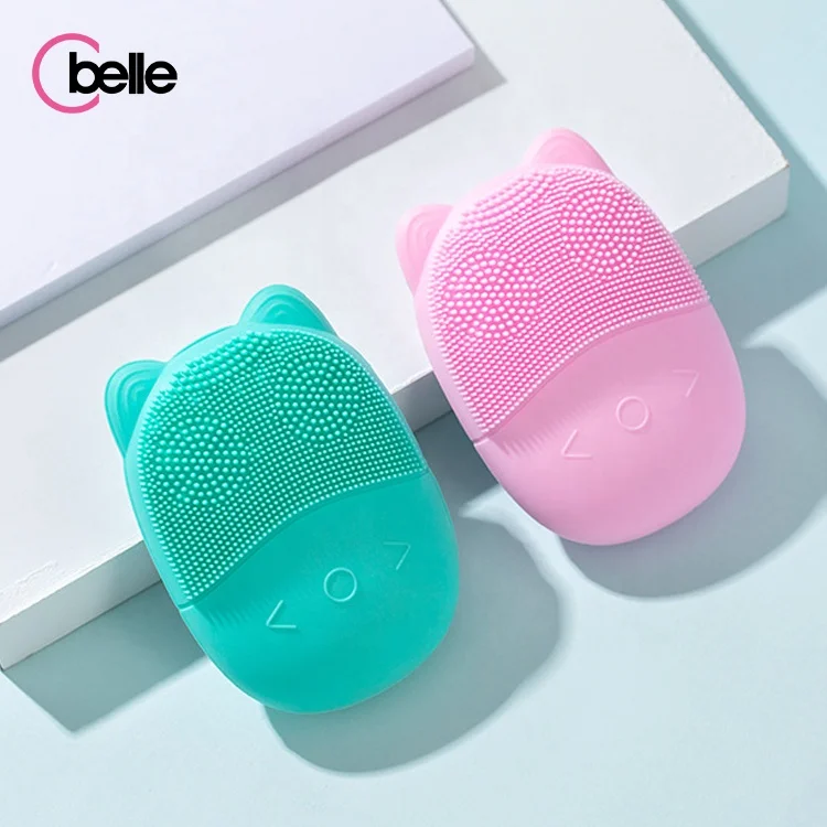 
Beauty And Personal Bear Silicone Automatic Mini Face Cleansing Brush For Face Exfoliation Electric Scrub The Best Facial Brush 