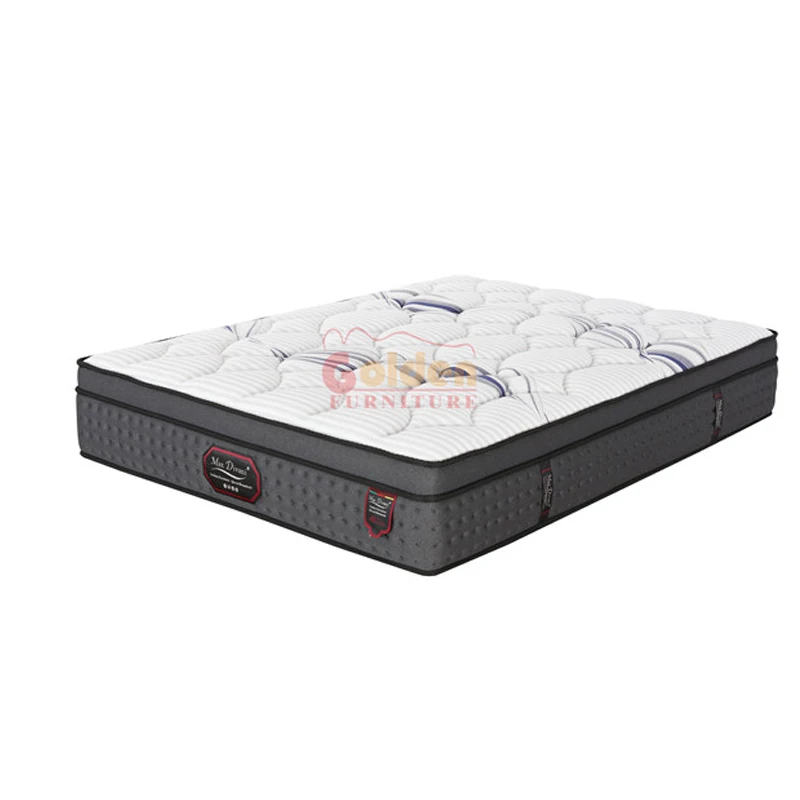 

12 Inch Hybrid smart Mattress Full Size Individually Encased 3 Zone Pocket Spring Mattress pillow top mattress price