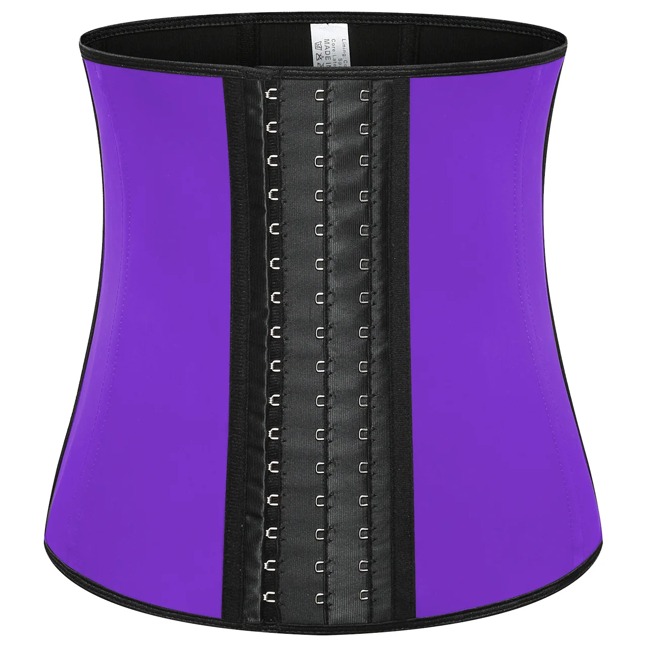 

Good Design Cincher Body Shaper Tummy Slimming Exercise Colored Latex Steel Bone Best Waist Trainer For Lower Belly Fat, Black,purple,blue,champagne,fuchsia