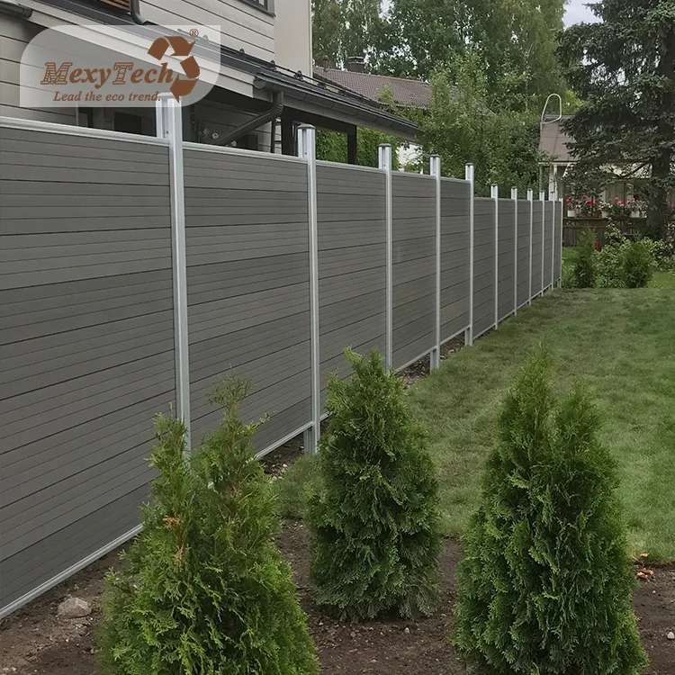 

low carbon uv resistant composite fence for sale, pvc fence, fence post
