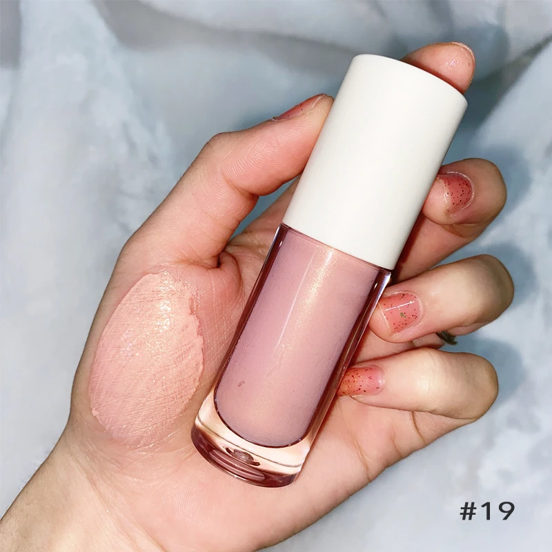 

Wholesale cosmetics glossy lipgloss lipstick nude lip gloss