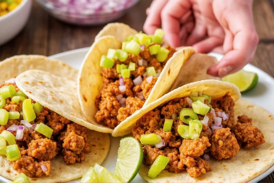 Jackfruit Taco on a Plate