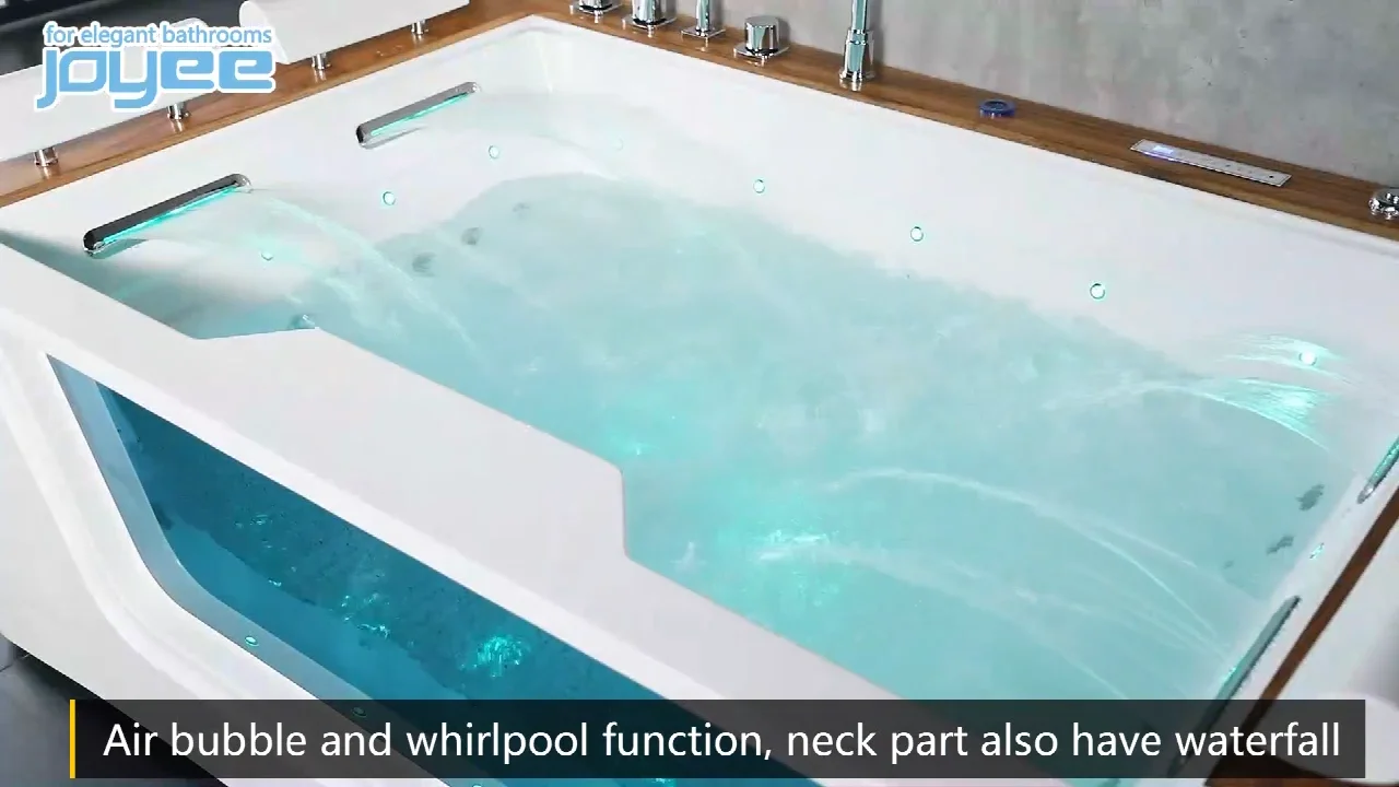 Joyee Indoor Hot Tub With Jacuzzi Function/acrylic 2 Sided Skirt