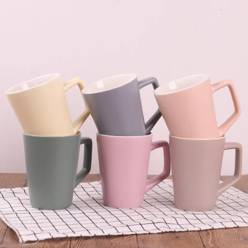 

New Colorful ceramic mug, White color