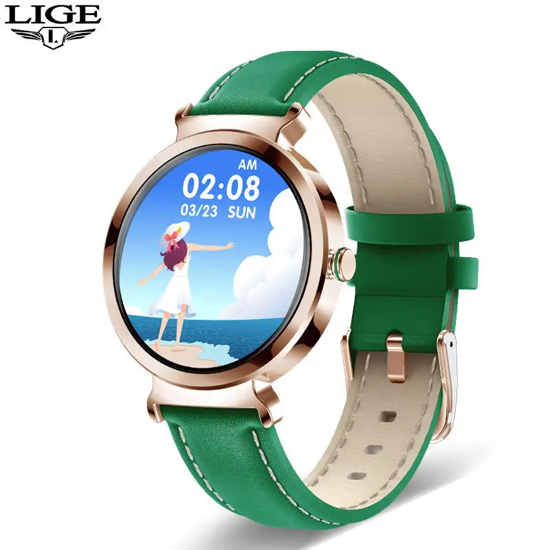 

LIGE smt19 Multi-Color Belt Women's smart watch ip67 waterproof health detection Sports smart watch information push reminder, 5 colors