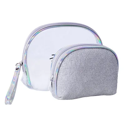 

Wholesale Clear Pvc Portable Travel Large Makeup Brush Set Zipper Makeup Cosmetic Bag For Women