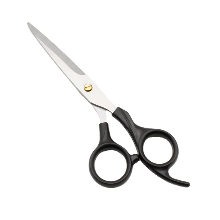 

S3-1077A Classic Style Plastic Handle Household Hair Dressing Scissors for Salon, Gray