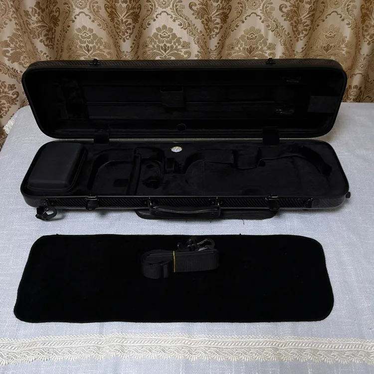 Newest Violin Case Carbon Fiber With Music Sheet Bag Waterproof Violin