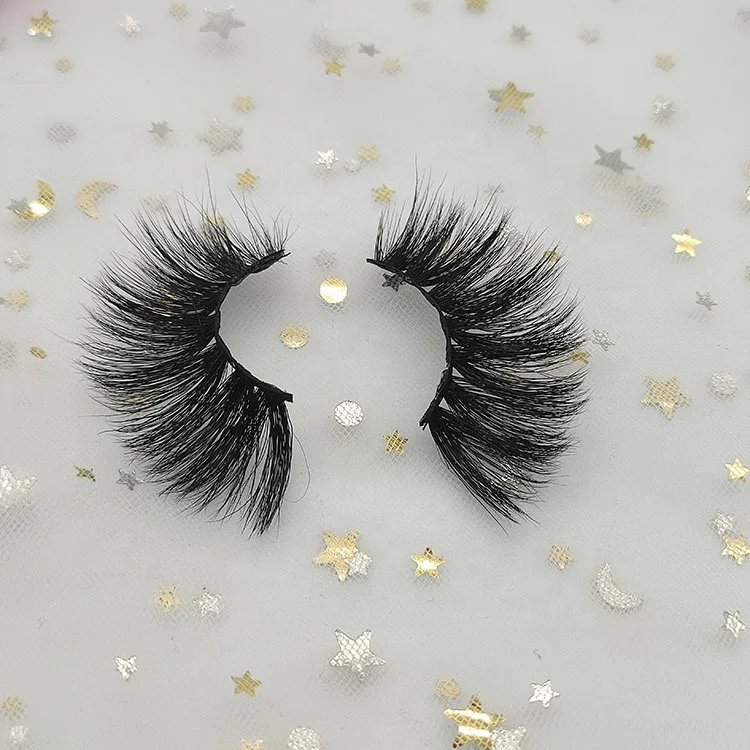

Hot Sale Soft Handmade Luxury 5D Natural Look Mink Hair False Eyelashes Thick Long Lashes Wispy Fluffy Eye Lashes