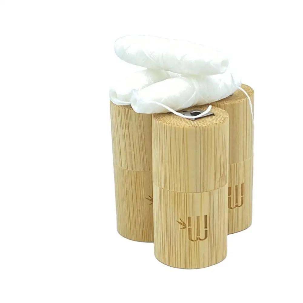 

Natural Silk Dental Floss Candelilla Wax Tooth Natural Dental Tape Plastic Free Dental Eco Stainless Steel Dispenser Zero Was